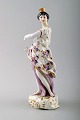 Antik fransk Samson porcelænsfigur , midt/sent 1800-tallet. 
Overglasur.