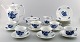 6 persons Royal Copenhagen Blue flower angular coffee service.
