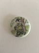 Royal Copenhagen Porcelain Button with Handpainted Motif of Musician