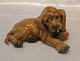 Rosenthal Laying Dachshund 10 x 19 cm Handpainted Germany Proffessor Fr. Karner 
Dackel