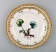 Royal Copenhagen Flora Danica pierced plate # 20/3554.
