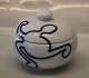 Royal Copenhagen  Musica, Monica Ritterband 159 Sugar bowl with lid 9 x 10 cm