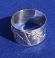 Napkin ring of sterling silver with engraving