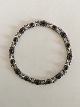 Georg Jensen Sterling Silver Amethyst Necklace No 57.
