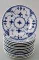 Royal Copenhagen Blue Fluted Half Lace Cake Plates.
12 pcs. in stock.