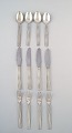 Bernadotte silverware Georg Jensen complete dinner service for 4 pers. 12 parts.