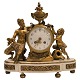 A French clock of gilt bronze, Loius XVI style, around 1900