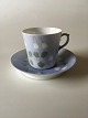 Royal Copenhagen Art Nouveau Mocha Cup and Saucer No. 37/376