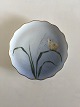 Bing & Grondahl Cake Plate with Flower Decoration and Goldrim