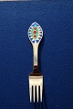 Michelsen Christmas fork 
1998 of Danish gilt sterling silver