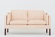 Roxy Klassik presents: Børge Mogensen / Fredericia FurnitureBM 2212 - Reupholstered 2-seater sofa in natural ...