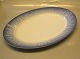 Blue Flower embossed Royal Copenhagen 2517-13009 Oval platter 38 cm