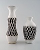 To Gabriel, Sverige keramik vaser. 
