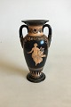 Royal Copenhagen Porcelain Amphora Vase with Handles