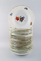 Royal Copenhagen Saxon Flower, 19 soup plates
Decoration Number 493/1615.