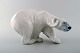 Royal Copenhagen number 113, Polar Bear standing, Design Knud Kyhn before 1910.