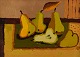 ERIC CEDERBERG, listed Swedish artist. Still life with pears.
Oil on canvas.