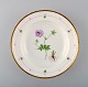 Royal Copenhagen flora danica style, deep plate.
