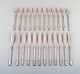 Georg Jensen Kugle komplet 12 personers fiskeservice.
