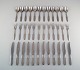 Georg Jensen Mitra steel cutlery. Complete 12 p. service.
