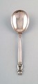 Georg Jensen "Acorn" serving spoon in Sterling silver.
