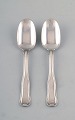 2 pcs. Georg Jensen Old Danish dessert spoon.
