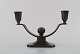 Just Andersen art deco "disko" metal candlestick.
