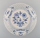 Meissen blue onion pattern pierced bowl, 20 c.
