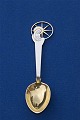 Michelsen Christmas spoon 1942 of Danish gilt silver