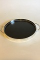 Danam Antik 
presents: 
Georg 
Jensen Sterling 
Silver Round 
Tray with 
Handles No 1116