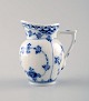 Royal Copenhagen. Large Blue Fluted Half Lace creamer.
