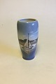 Royal Copenhagen Vase with Sailing Ship No 4468