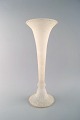 Stor trumpetformet Murano vase i mundblæst kunstglas, 1960´erne. 
