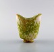 Gunnar Nylund for Rørstrand / Rörstrand. Vase in glazed stoneware decorated with 
eggshell glaze on lime green base. 1950