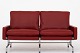 Roxy Klassik 
presents: 
Poul 
Kjærholm / 
Fritz Hansen
PK 31/2 - 
2-seater sofa 
in red Paris 
leather w. 
frame of ...