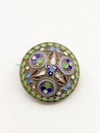 Cloisonne brooch