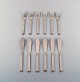 Georg Jensen Pyramid fish cutlery of sterling silver for 6 people.
Consisting of six fish forks, six fish knives.