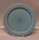 325 Plate 24 cm / 9.5" PALET Turquoise  - mint  Cordial Nissen Kronjyden B&G 
Quistgaard  Stoneware