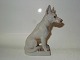 Very Rare and Large Dahl Jensen Dog FigurineWhite German Shepherd