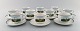 Villeroy & Boch Naif coffee service in porcelain. A set of 10 large cups with 
saucers decorated with naivist village motif.