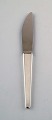 Georg Jensen Caravel lunch knife in sterling silver.
