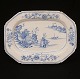 Aabenraa Antikvitetshandel presents: A large blue decorated 18th century faience plate. Signed Stockholm, ...