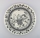 Bjørn Wiinblad for Nymølle. Large round "the seasons" dish in glazed ceramics 
with winter motif. 1970