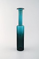 Nanny Still for Riihimäen Lasi, Finnish art glass decoration bottle vase.