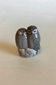 Royal Copenhagen Figurine of Pair of Owls No 1221/834