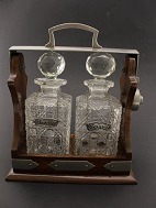 Tantalus with two decanters 19th century. 
