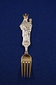 Michelsen Christmas spoon 1916 of Danish gilt 
sterling silver