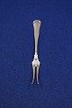 Old Danish solid silver flatware, cold cut forks 14cm