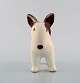 Lisa Larson for Gustavsberg. English bull terrier in glazed stoneware. 1970