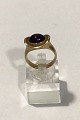 Hans Hansen 14 ct Gold Ring with Amethyst